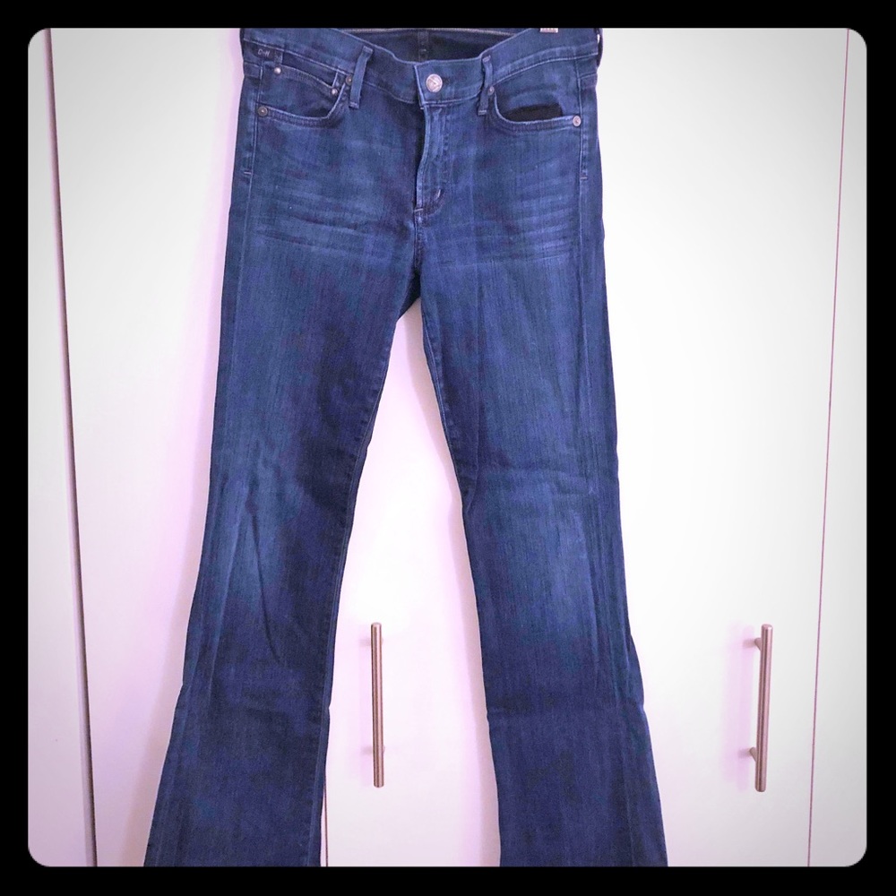 Citizens of Humanity Flare Dark Blue Jeans